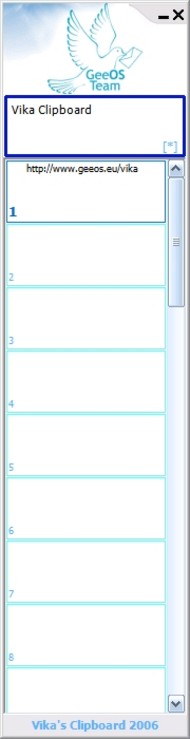 Vika Clipboard screenshot